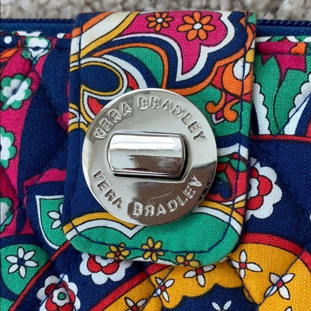 Vera Bradley Turnlock Wallet - Picture 3 of 15